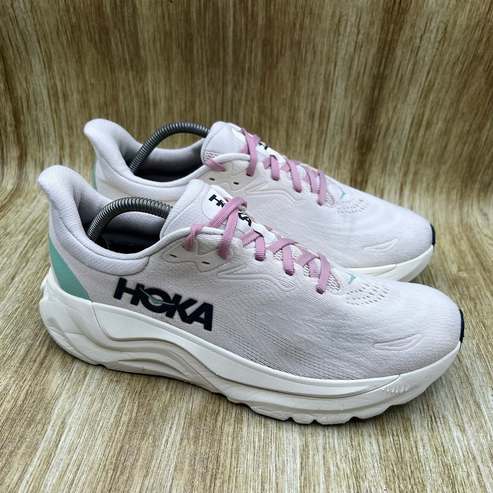 Hoka One One Arahi 8 Women's Size 11 Rose Cream Alabaster Shoes 1168691 RCRM